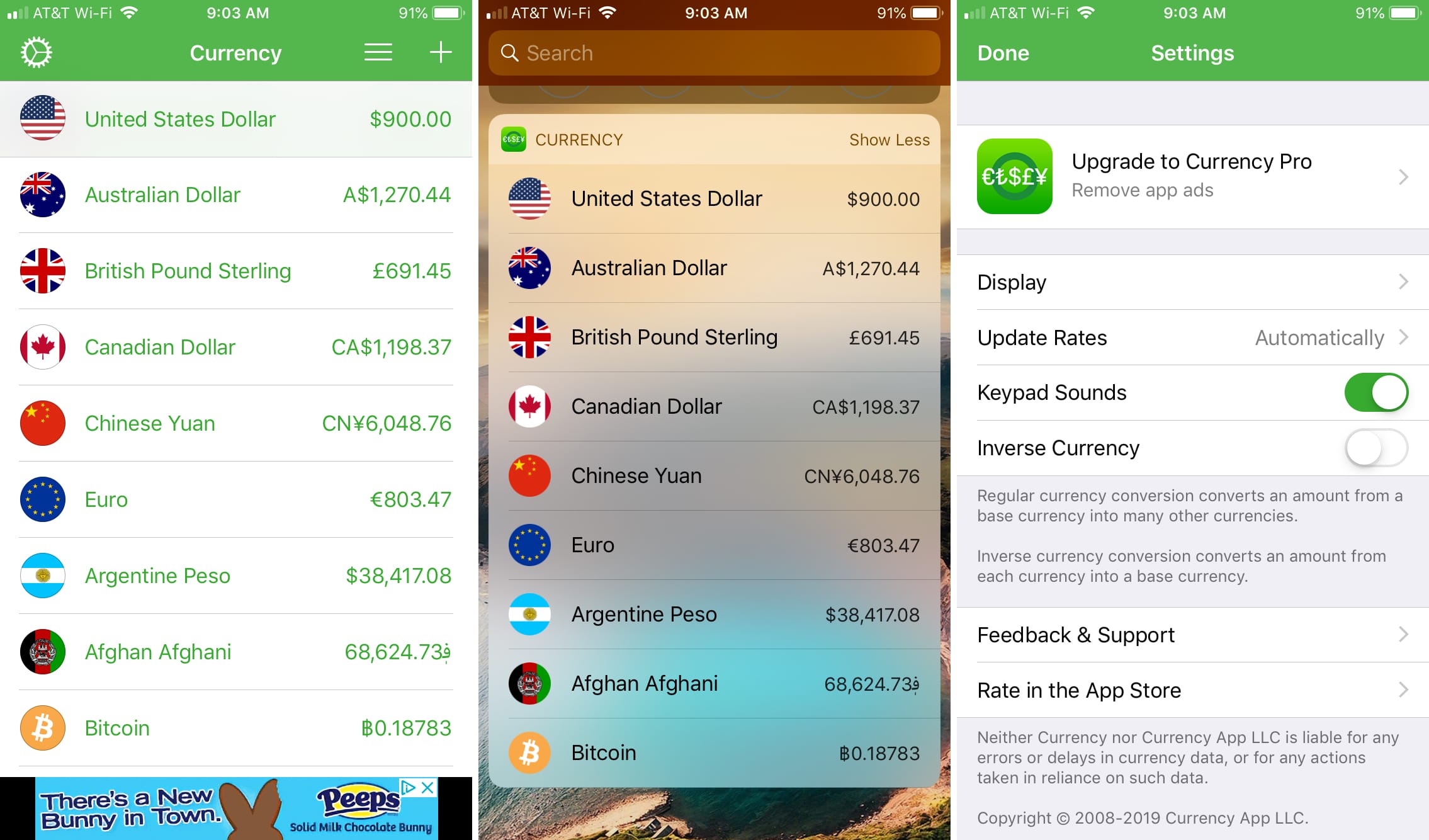 Currency app iPhone