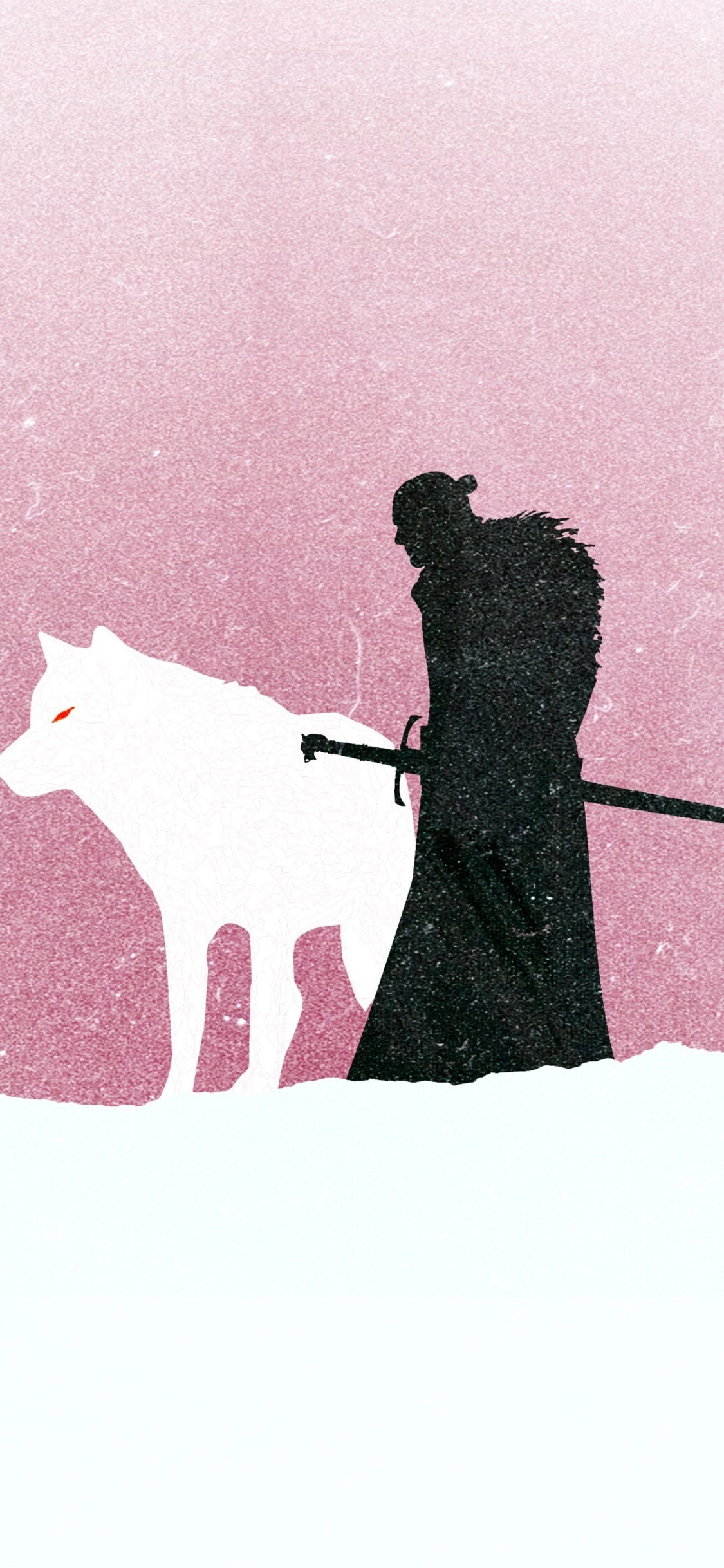 jon-snow-game-of-thrones-minimalism iPhone game of thrones wallpaper
