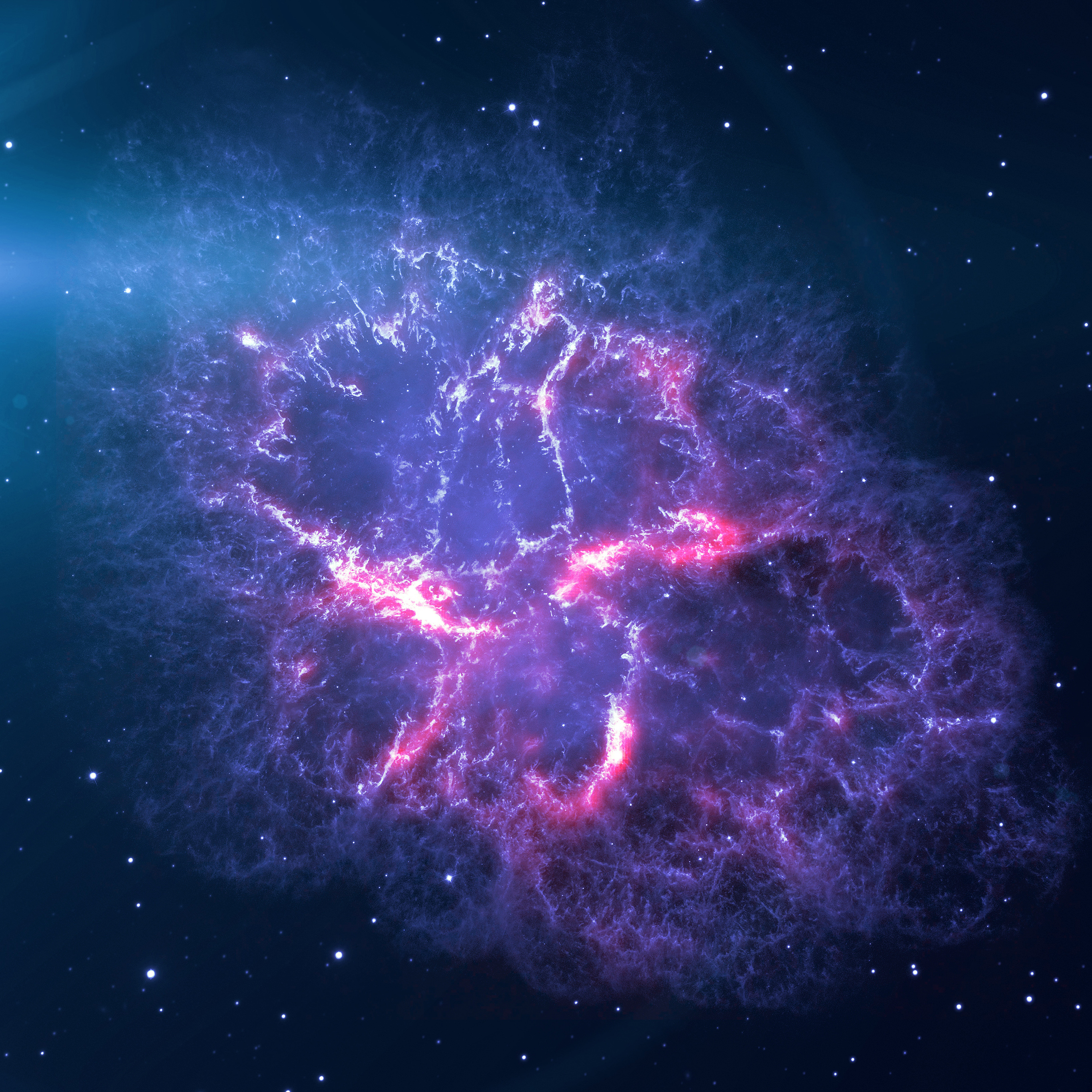 space-astronomy-galaxy-dark-purple-star-flare-ipad-pro