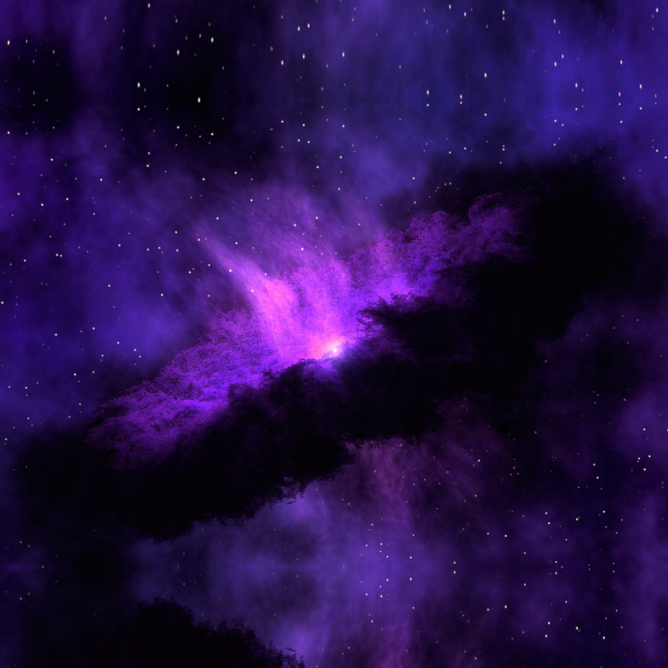 space-blue-purple-nebula-star-awesome-ipad-pro