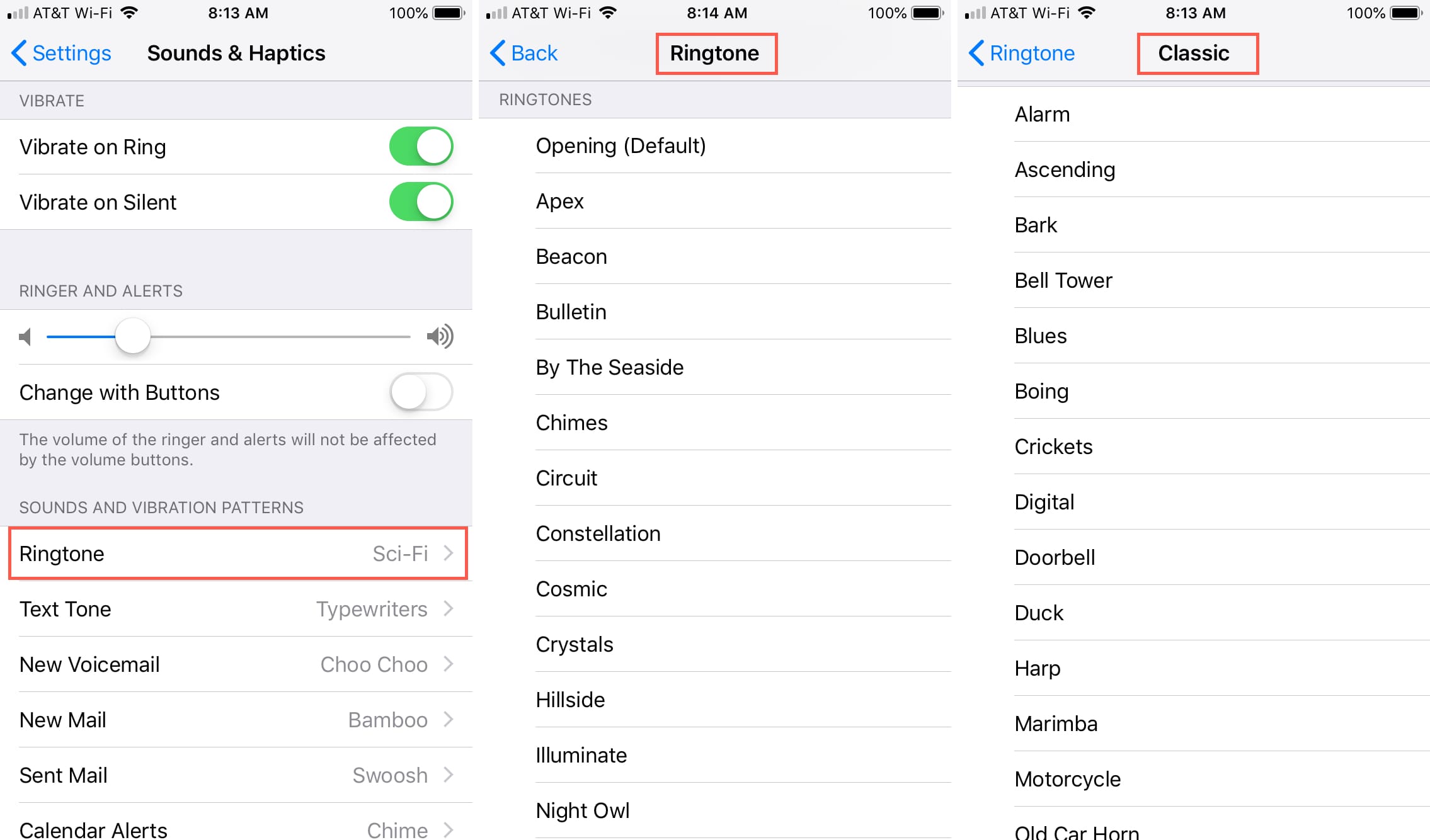 how to change ringtone on iphone song