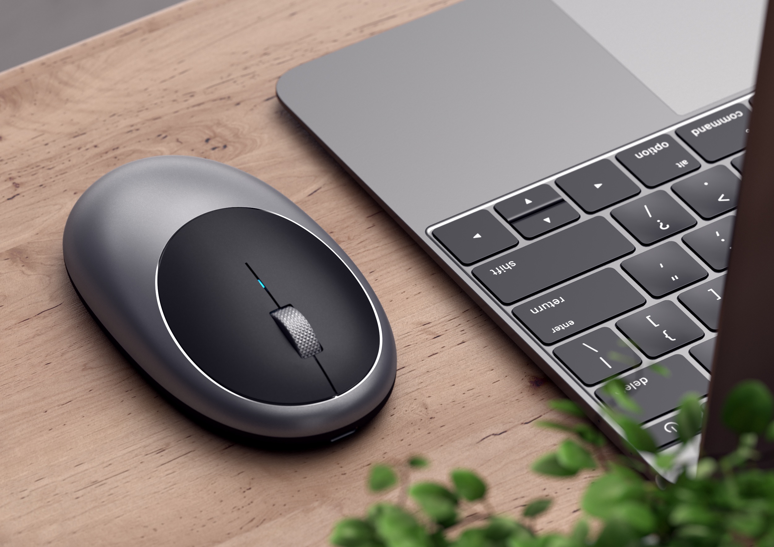Solformørkelse Motivere Nogen som helst Satechi unveils a wireless mouse with USB-C charging along with a stylish  desk pad