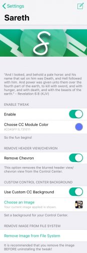 Customize Control Center in new and exciting ways with Sareth
