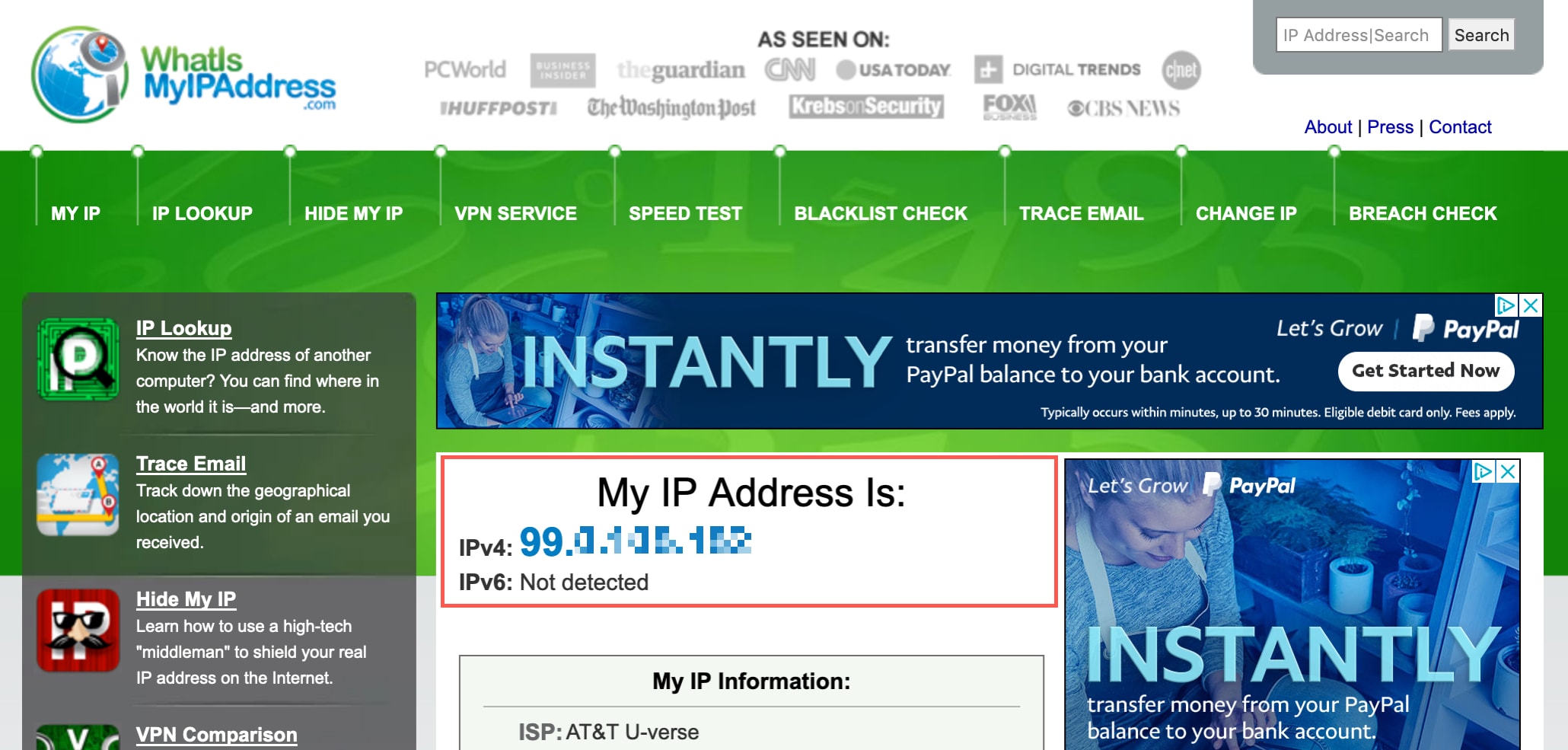 What Is My IP Address Website