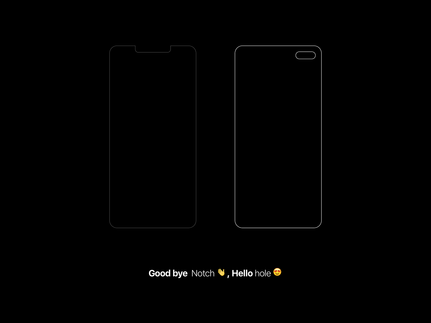 Concept A Notch Less Iphone With A Hole Punch Display And A Minimal Camera Bump