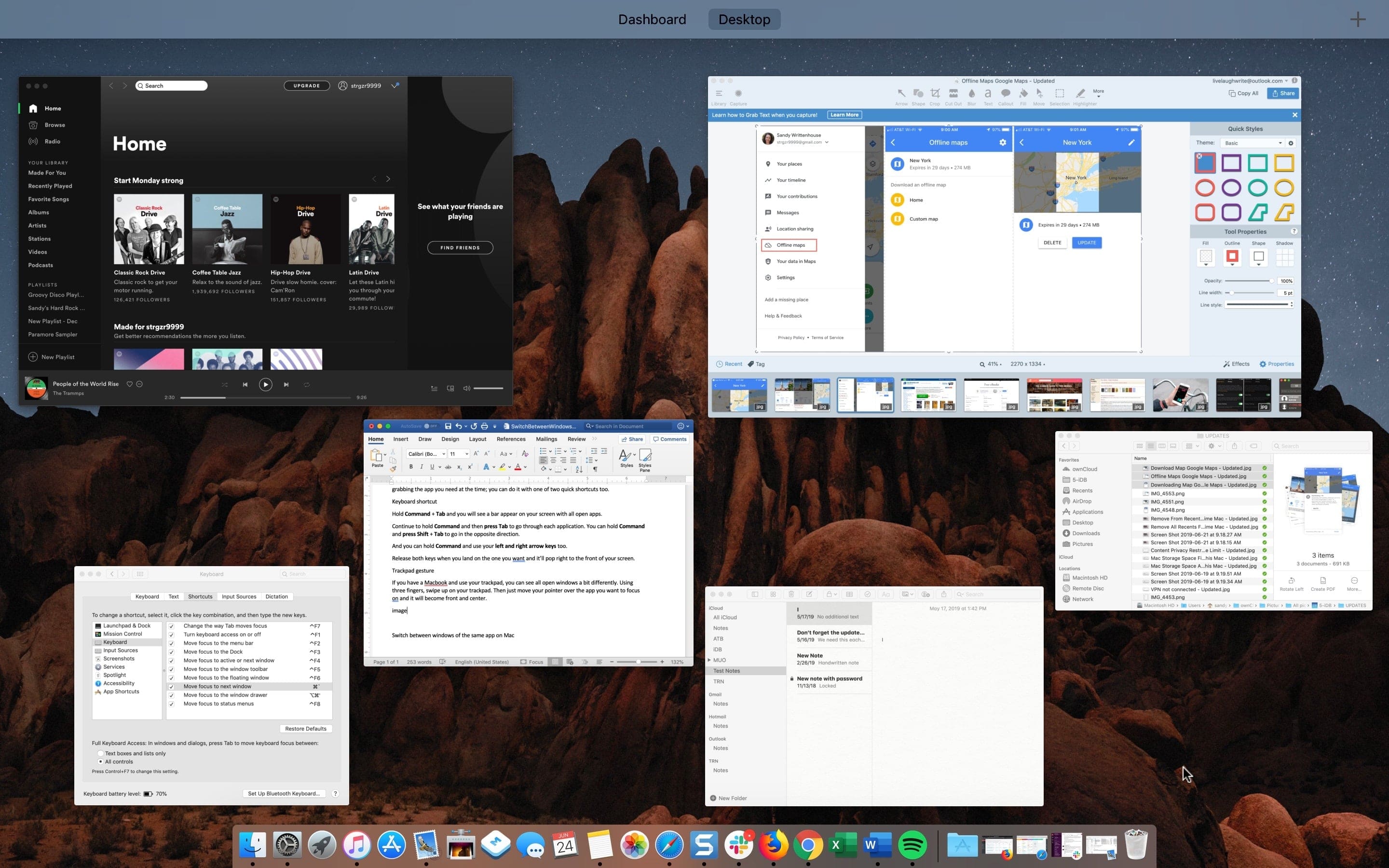 View Desktop Windows Mac