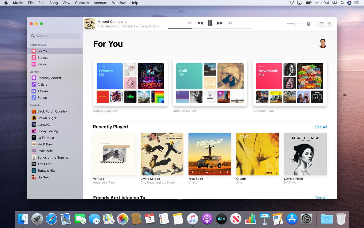 Apple Music app for macOS Catalina