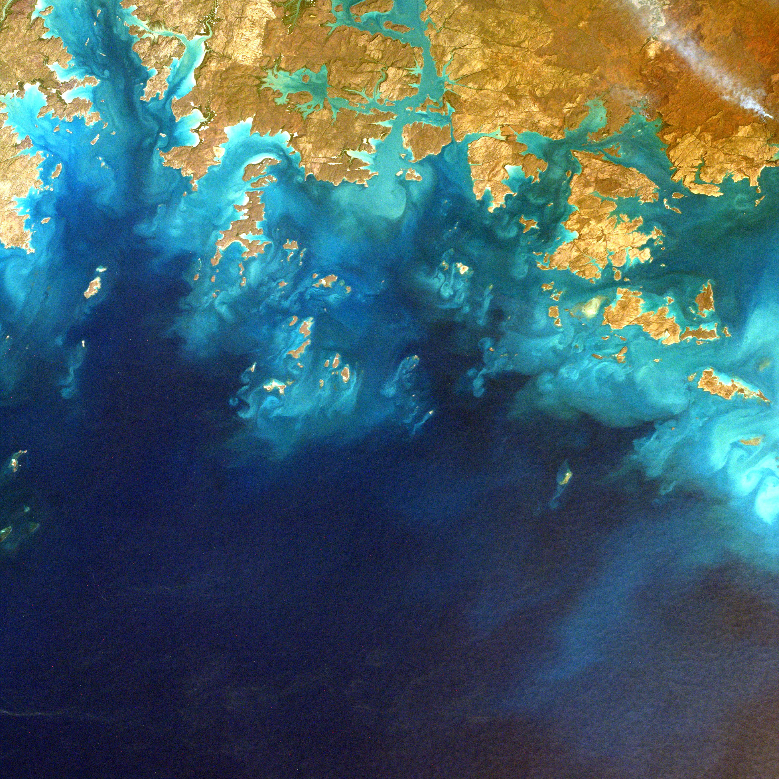sea-from-sky-earthview-art-nature-ipad-pro wallpaper