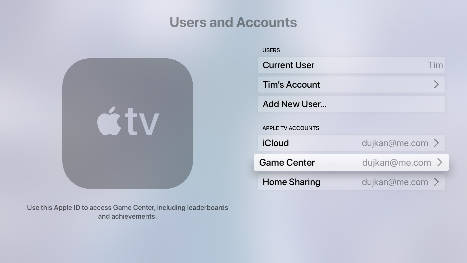 How to to your Apple TV easily switch between multiple accounts
