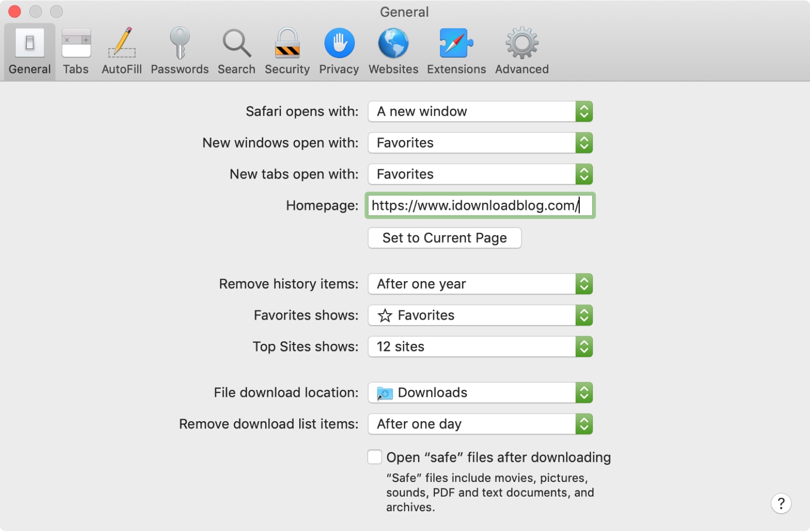 How to stop Safari on Mac from automatically opening web ...