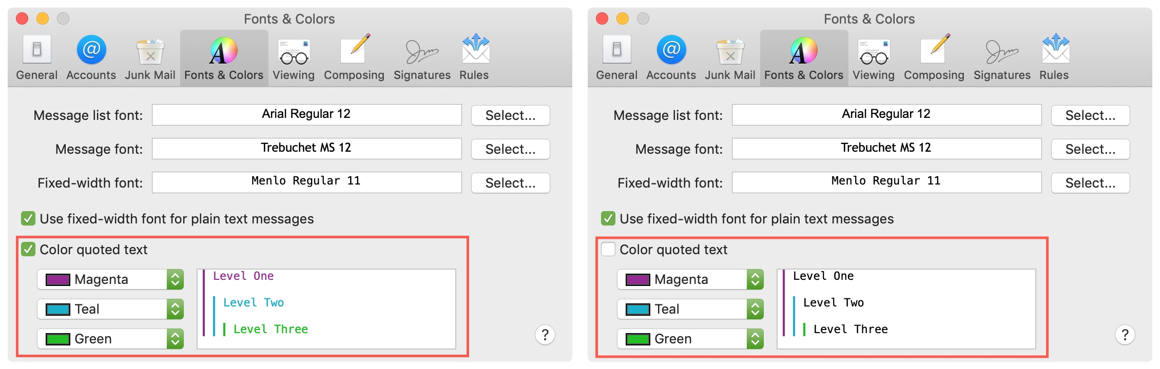 How To Customize Fonts And Colors In The Mail App On Mac