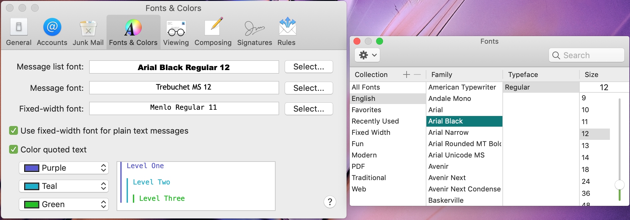 How To Customize Fonts And Colors In The Mail App On Mac