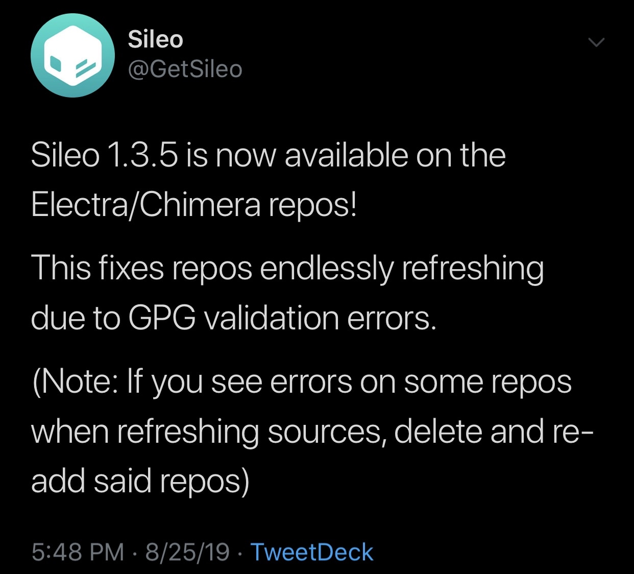 Sileo 1.3.5 Jailbreak is now available on the Electra/Chimera repos