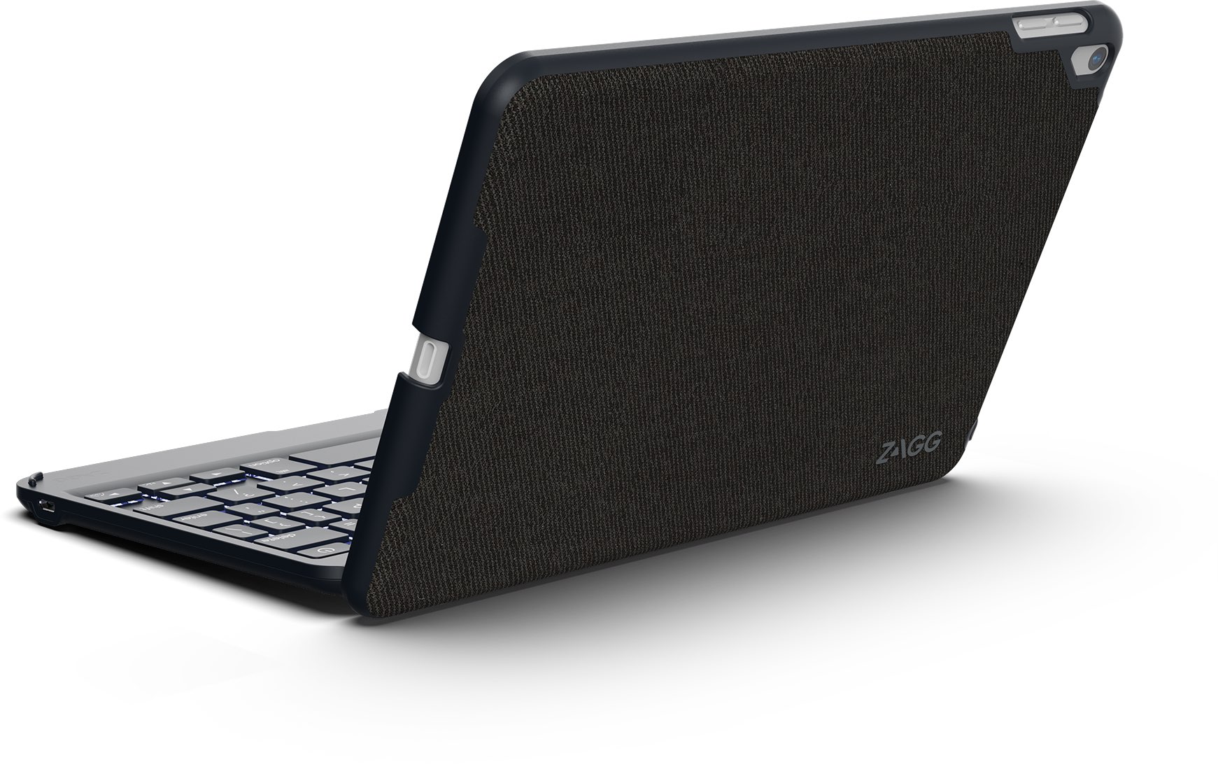 ZAGG Folio Case with Wireless Backlit Keyboard for 2017 Gen 6 Black Apple iPad 9.7 and 2018 Gen 5 