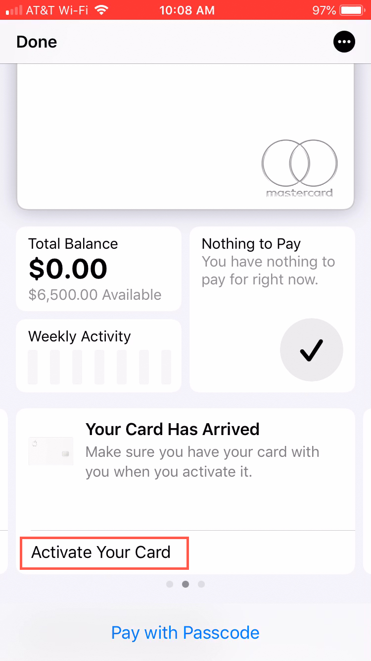 Activate Your Card Wallet App