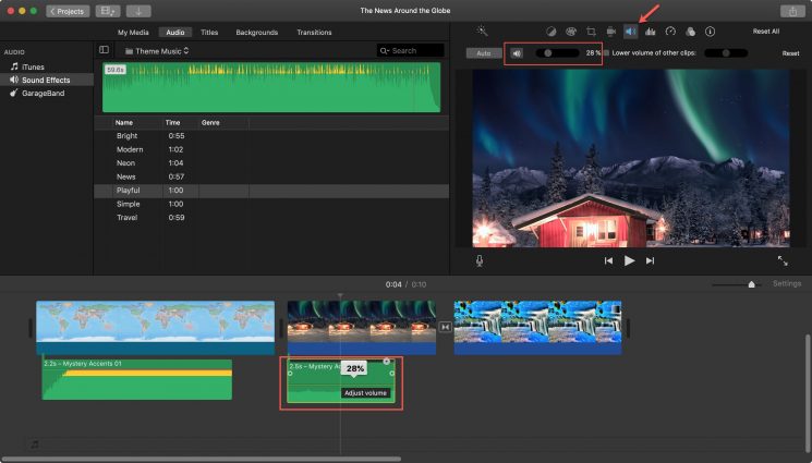 How to edit, trim, and adjust audio clips in iMovie
