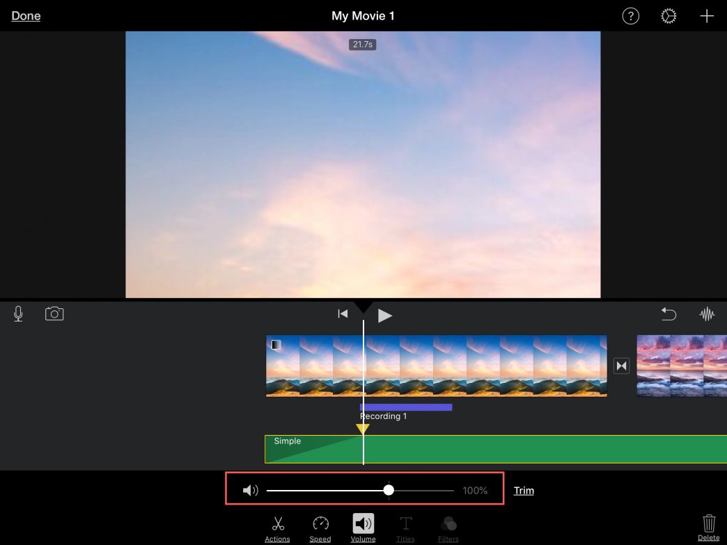 How to edit, trim, and adjust audio clips in iMovie