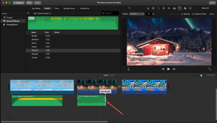 How to edit, trim, and adjust audio clips in iMovie
