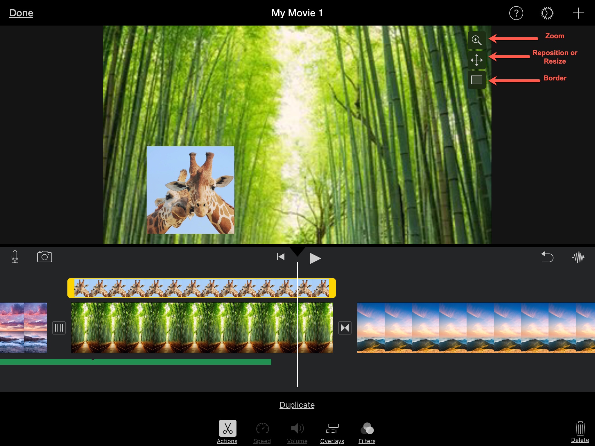 How To Create A Picture In Picture Video In Imovie On Mac And Ios