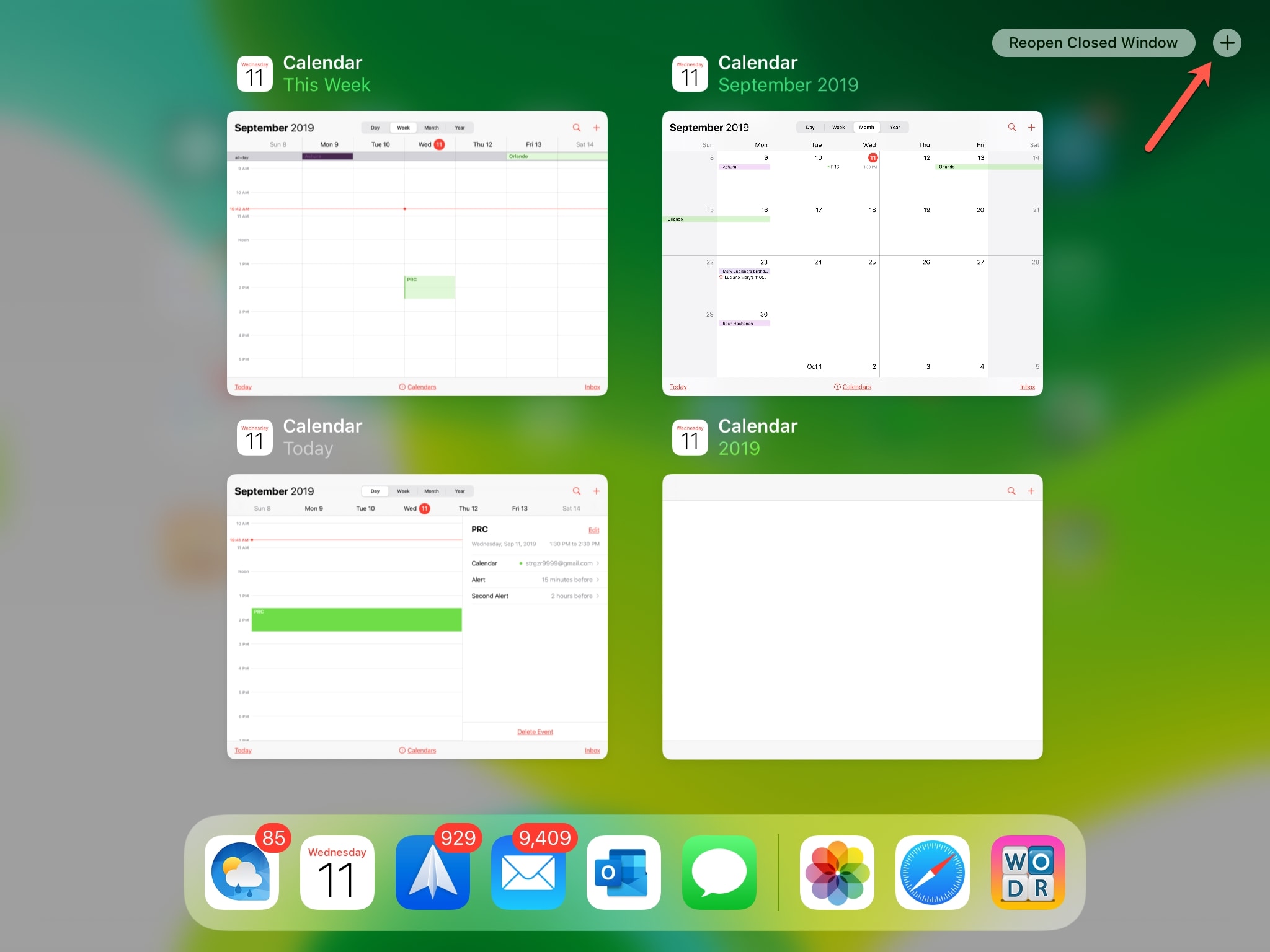 iPadOS Multiple Windows Same App