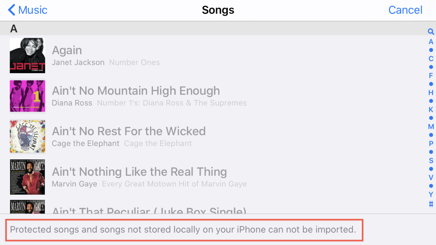 GarageBand import songs iPhone