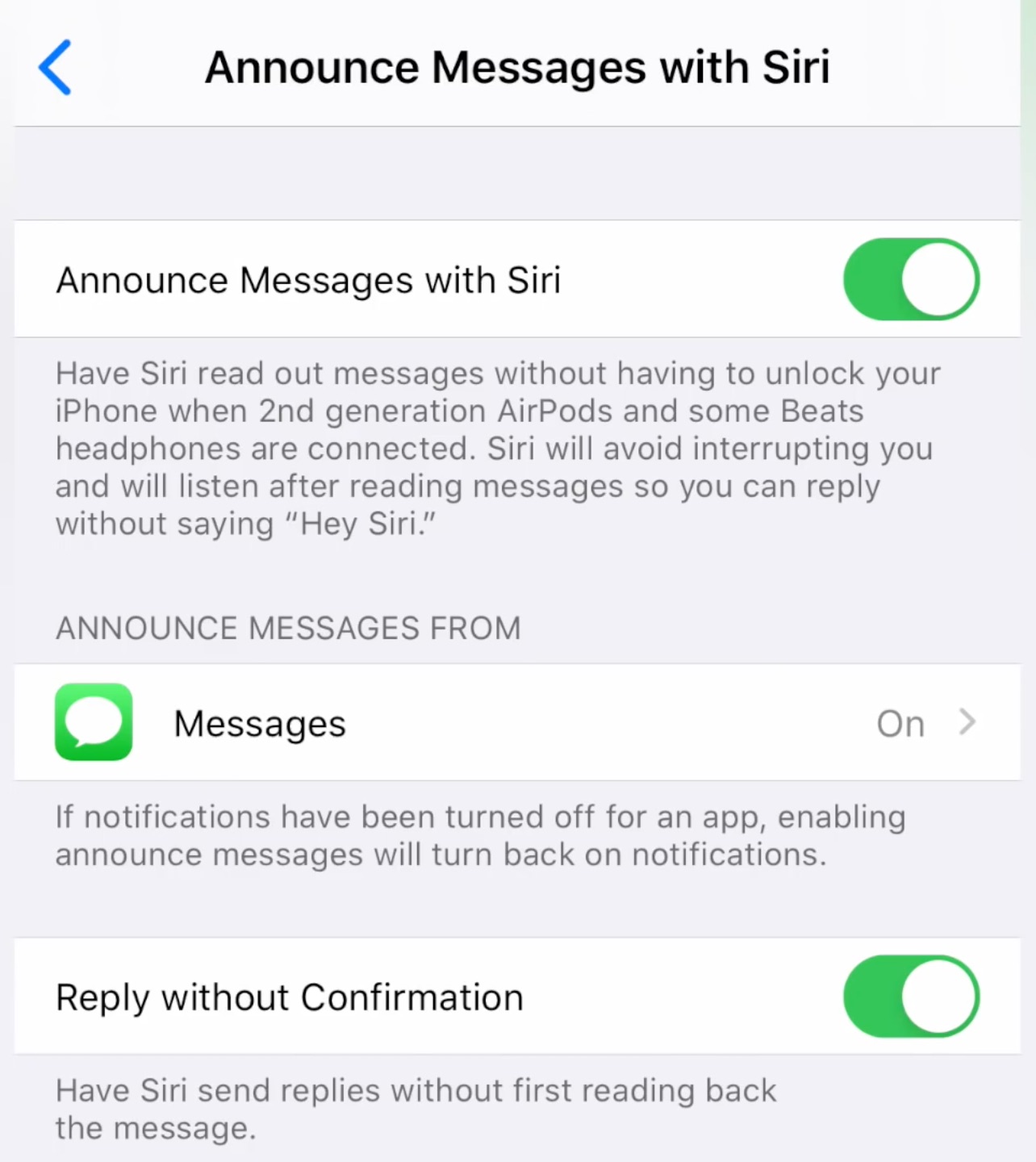iOS 13.2 features tutorial: Announce Messages with Siri