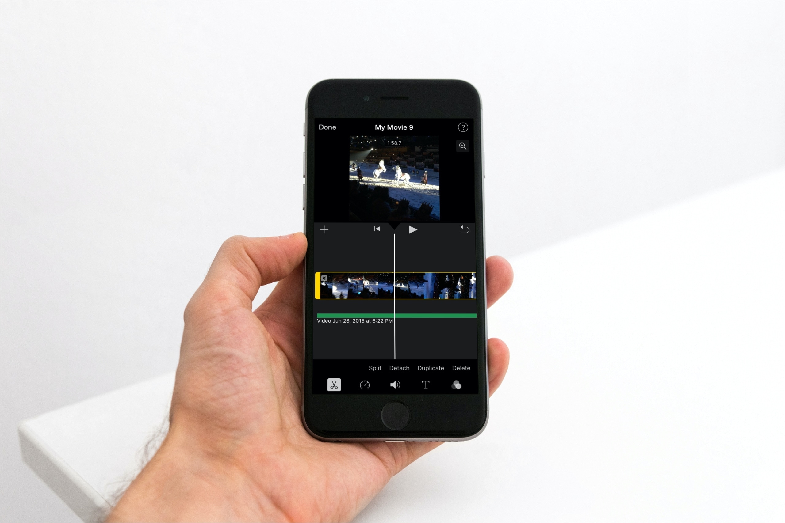 Remove Video Keep Audio iMovie iPhone
