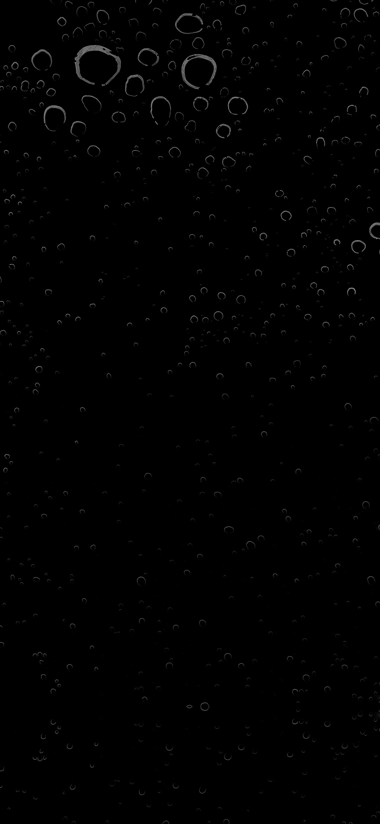 iOS 5 dark bubbles wallpaper