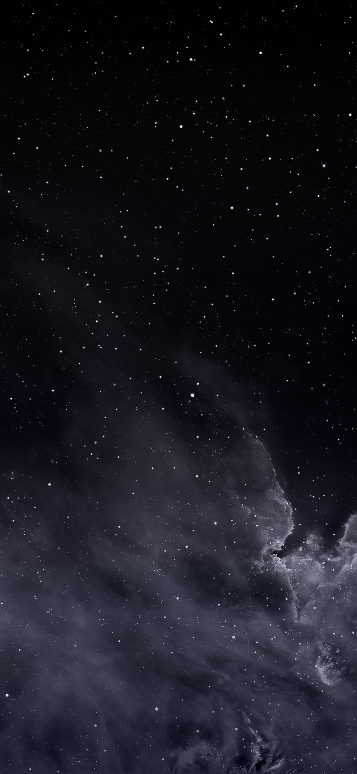 iOS 7 dark galaxy iphone wallpaper