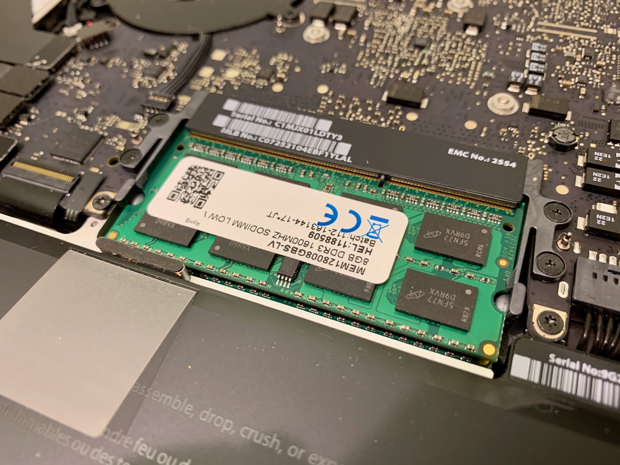 indstudering Afbrydelse Arbejdskraft How to upgrade the RAM on your 13-inch MacBook Pro