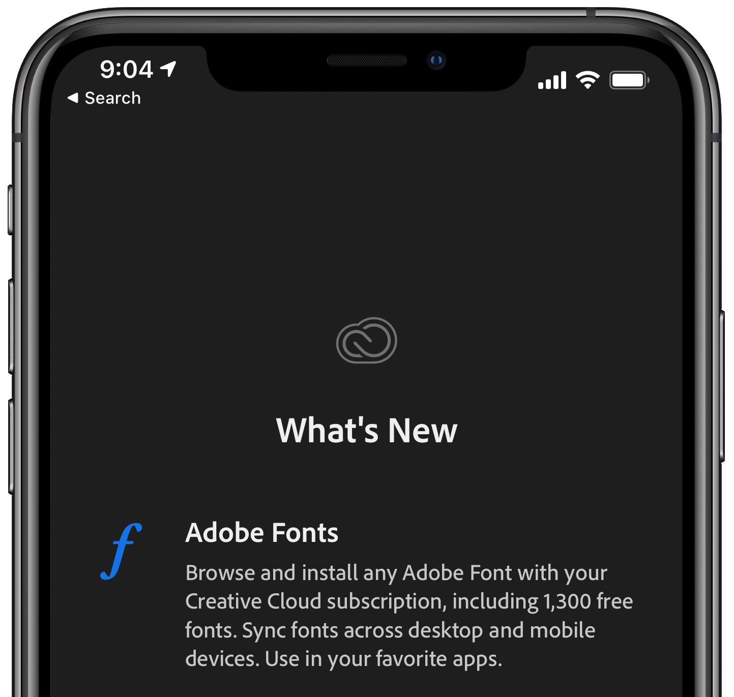 iPhone fonts