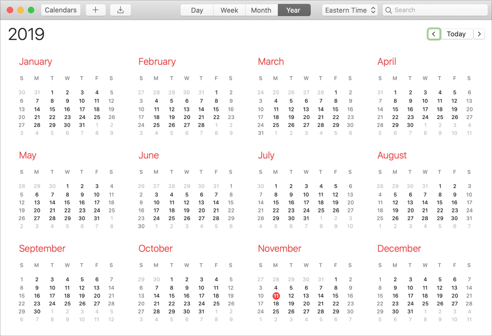 How To Print Save Or Share A Calendar As Pdf On Mac And Ios