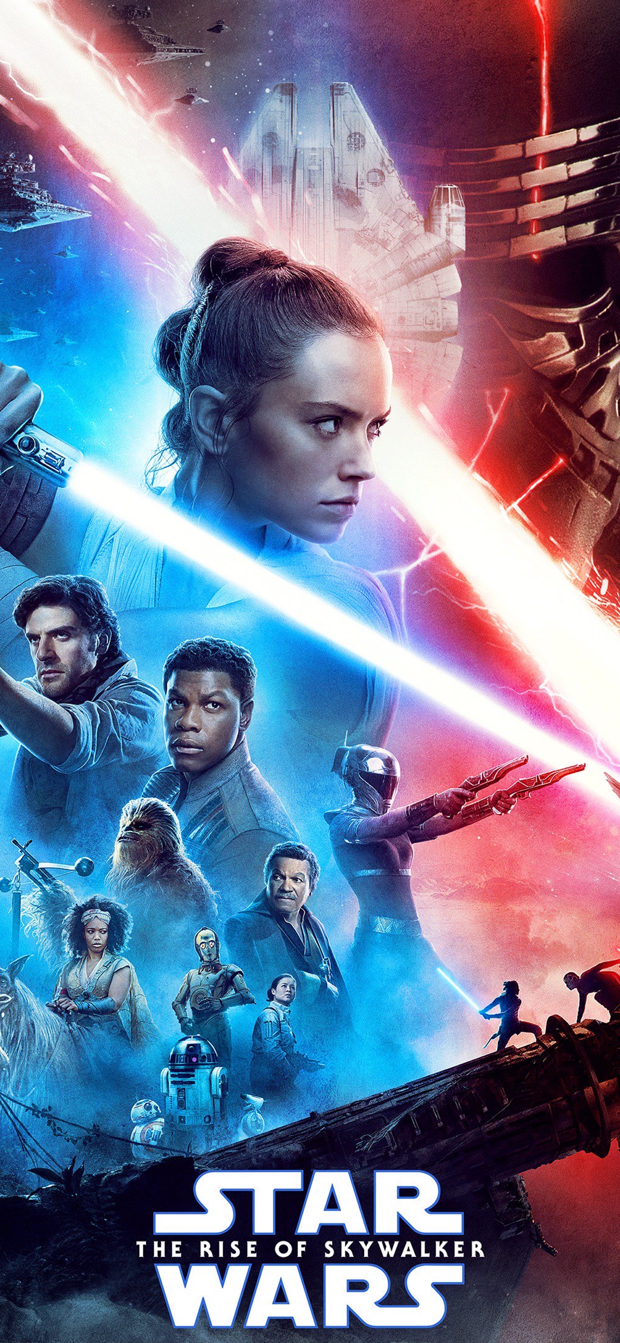 Star Wars Rise of Skywalker Poster iPhone wallpaper