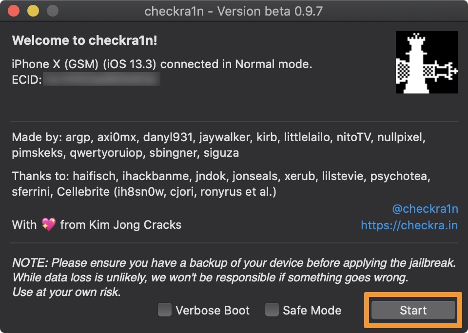 How To Jailbreak With Checkra1n