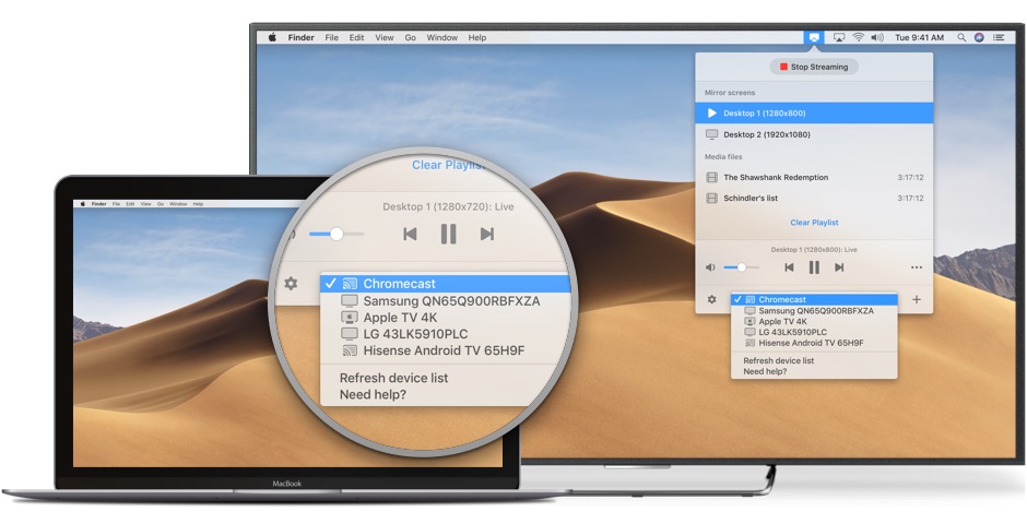 Stream Local Irror Your Mac, How To Mirror Mac Samsung Tv With Apple