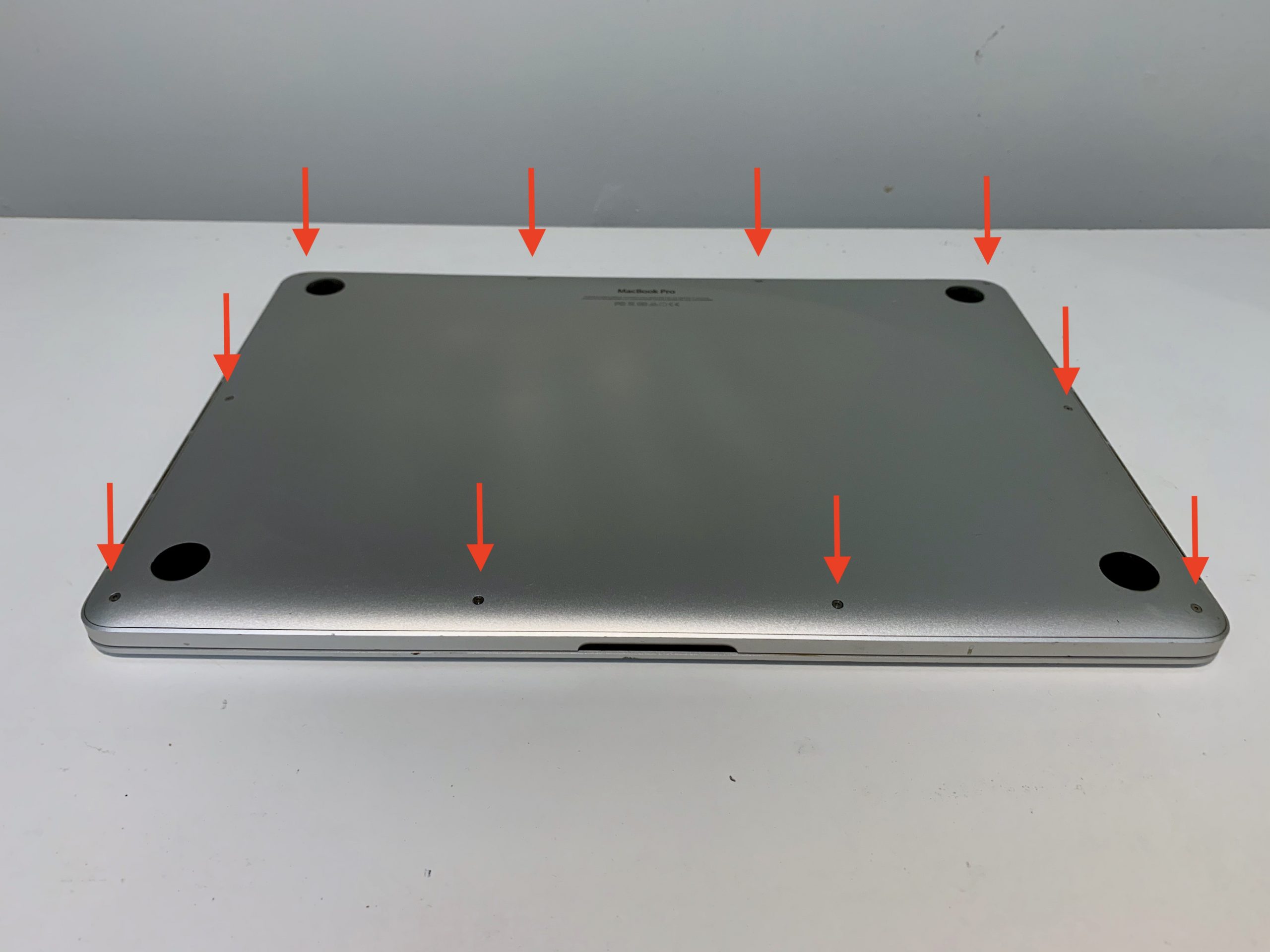 Retina MacBook Pro bottom case