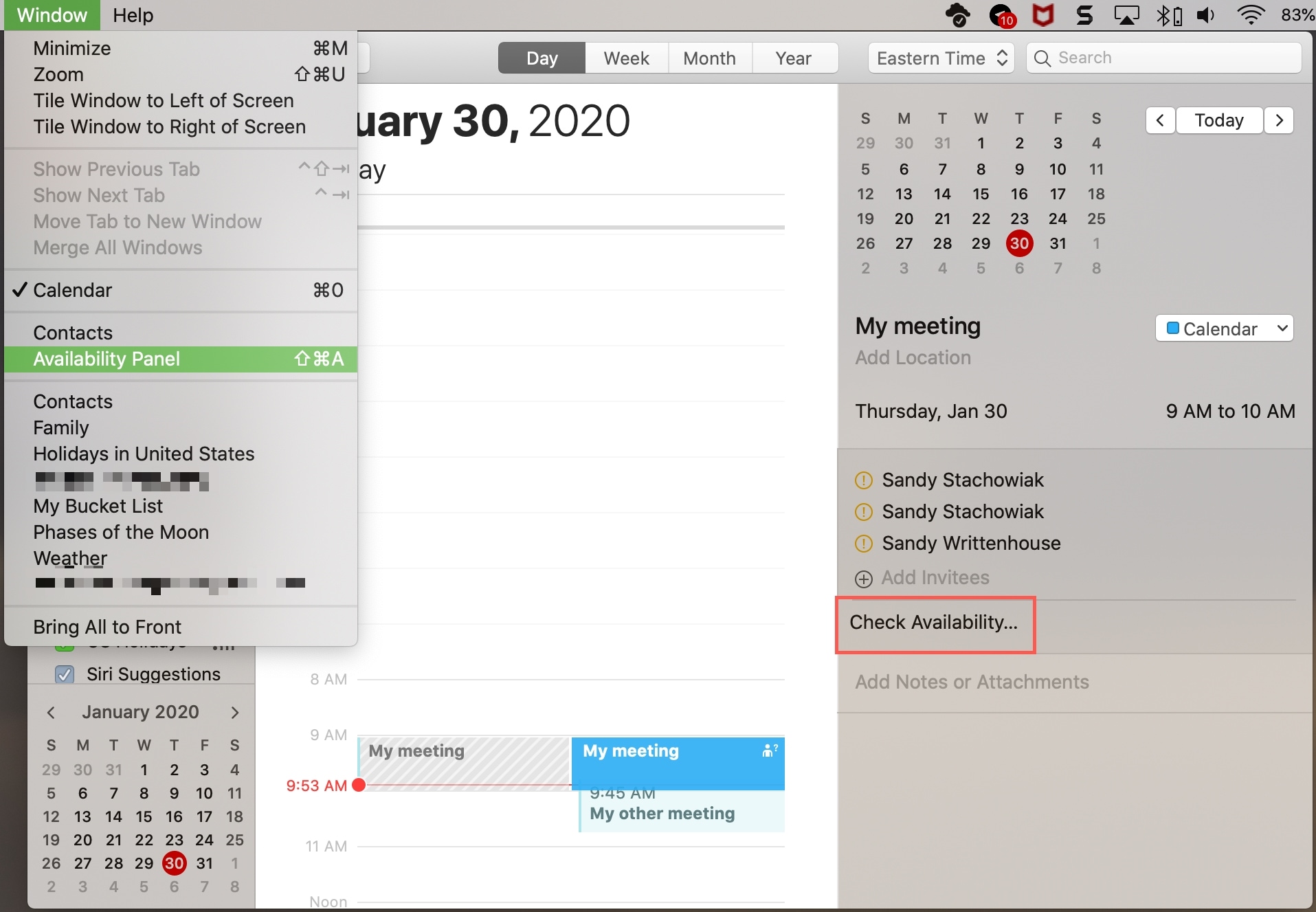 Check Calendar Availability Mac