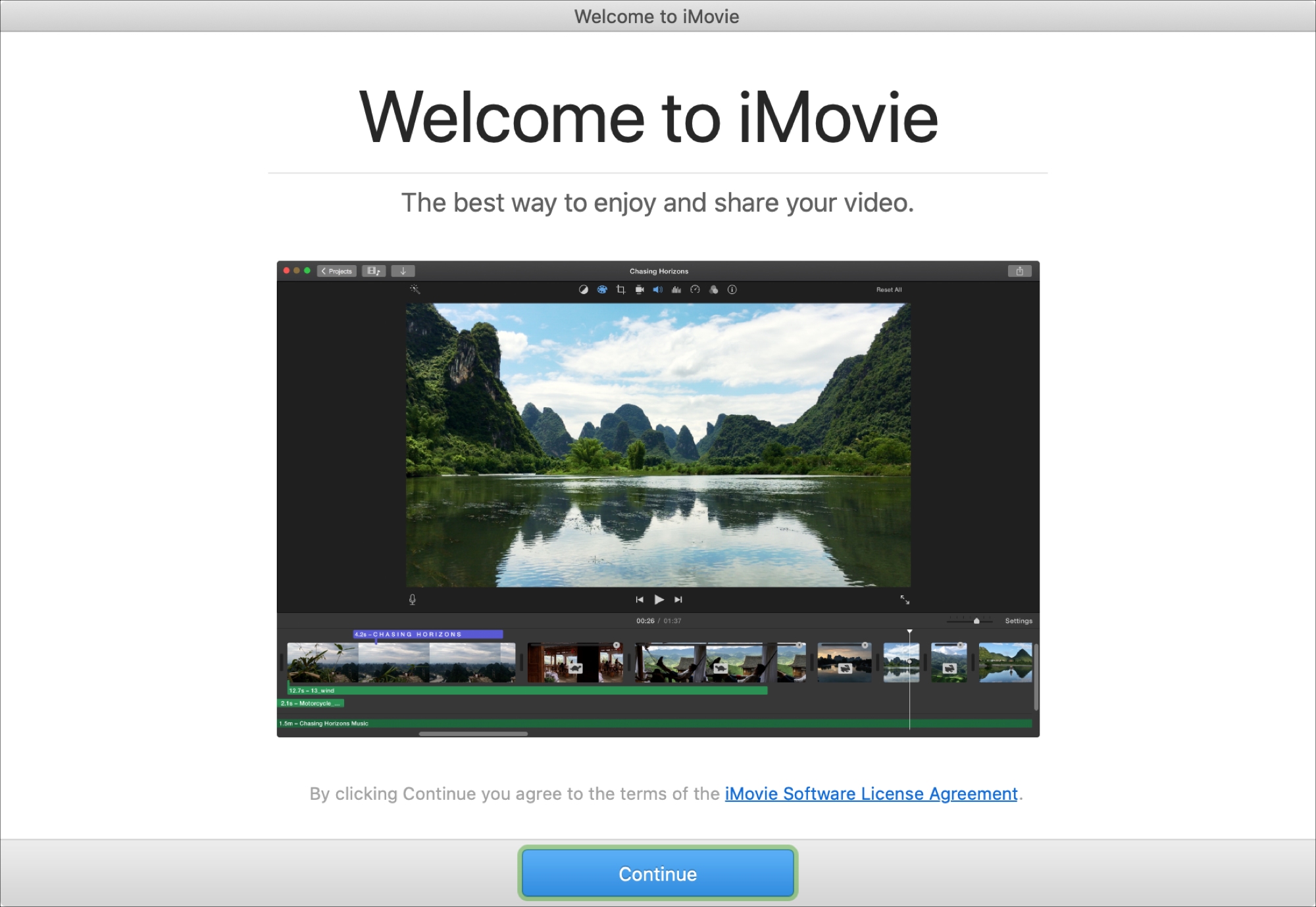 Welcome to iMovie Mac