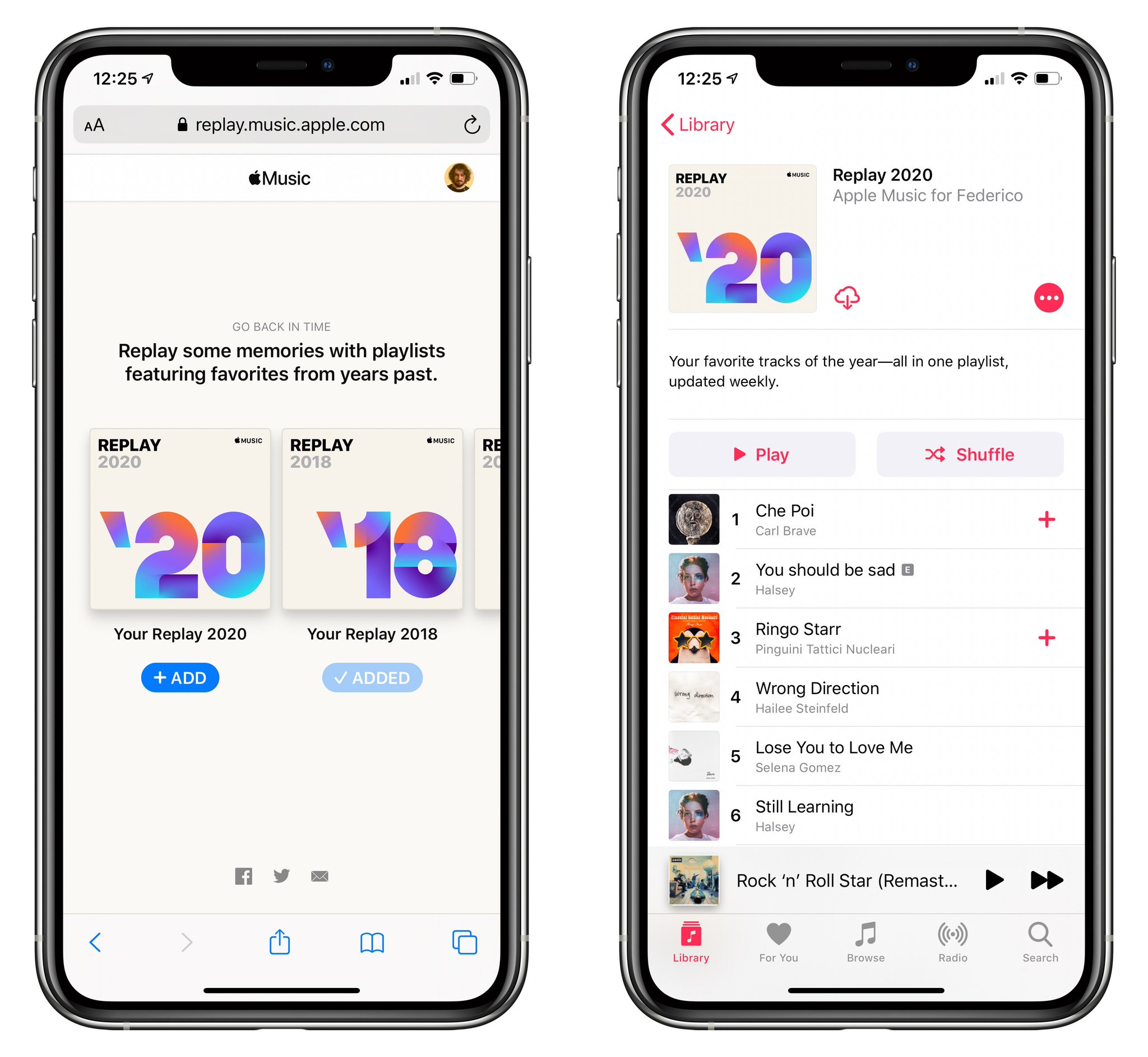 You Can Now Add The Auto Refreshing Replay 2020 Playlist To Your Apple Music Library