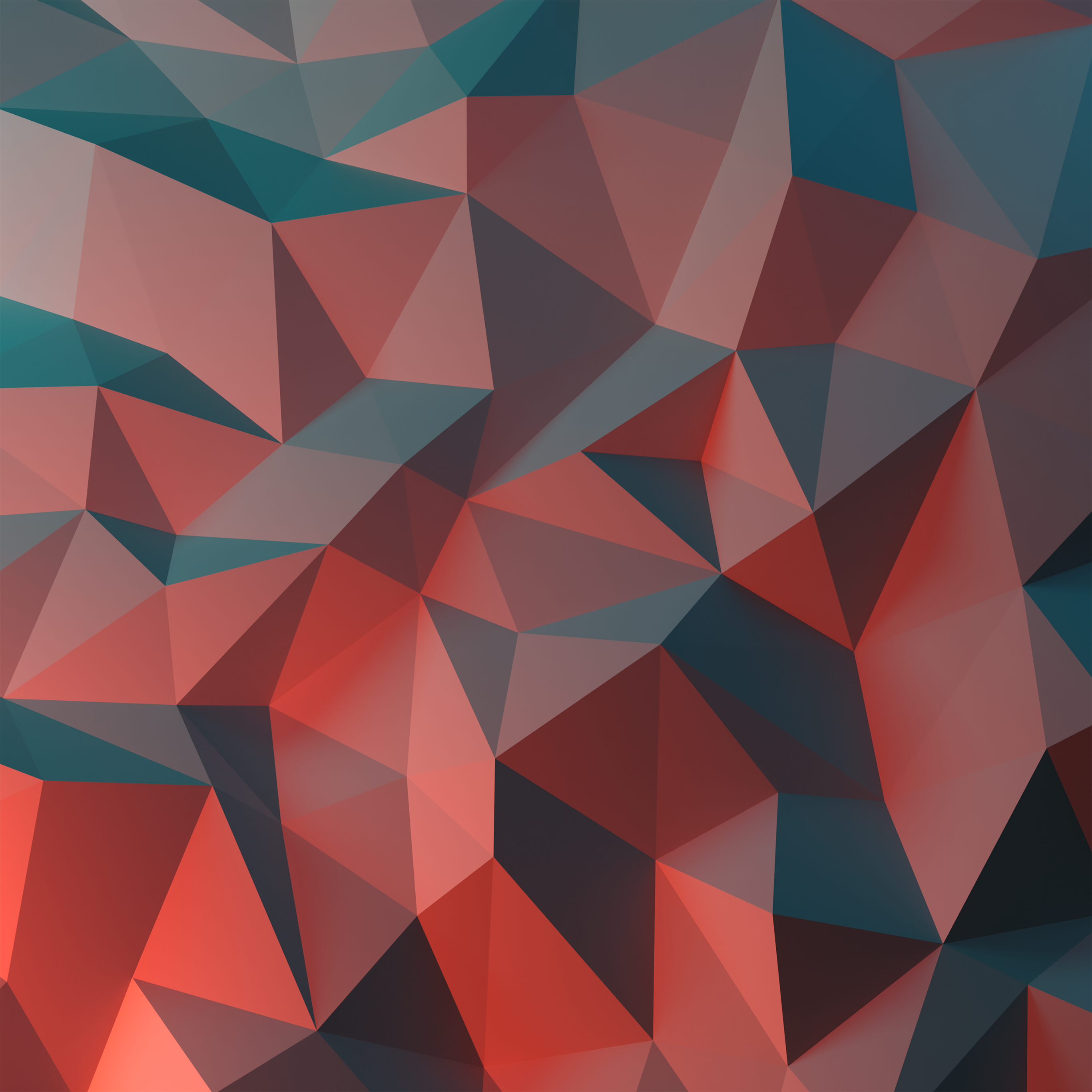 Polygon iPhone wallpaper multi-color pack