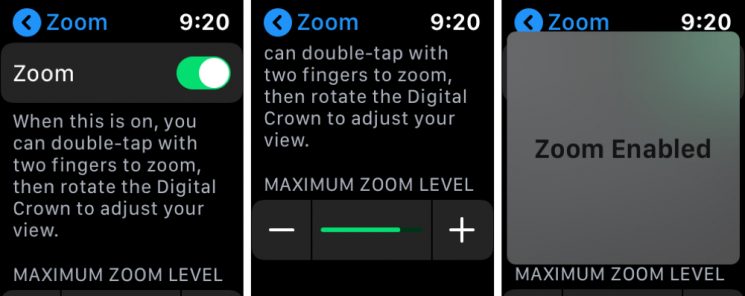 تعرق على طريقة استخدام ميزة التكبير (Zoom) على ساعة آبل مدونة نظام أون لاين التقنية