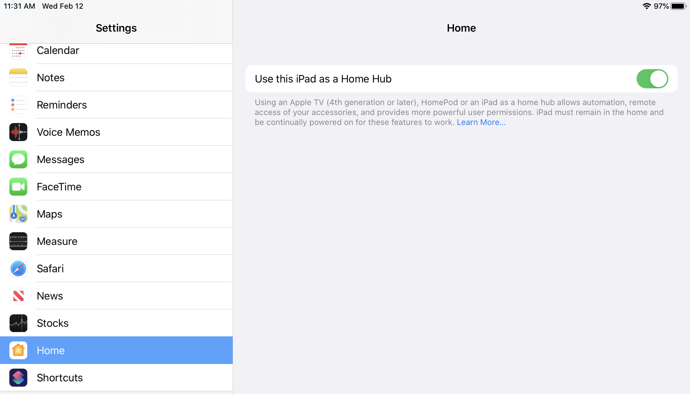 iPad as Home Hub