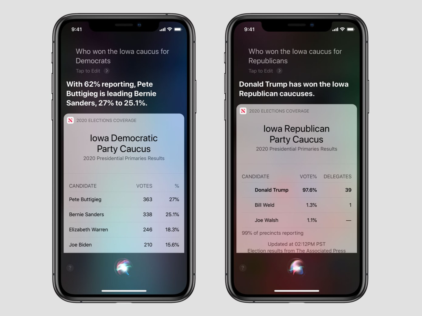 Siri Now Able to Answer U.S. Election Questions