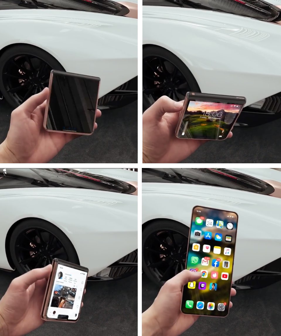 This Amazing Clamshell Folding Iphone Concept Will Make You A Believer