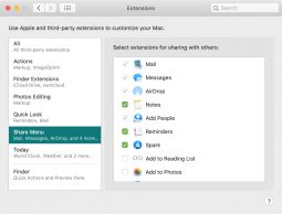 How to customize the Share menu on your Mac