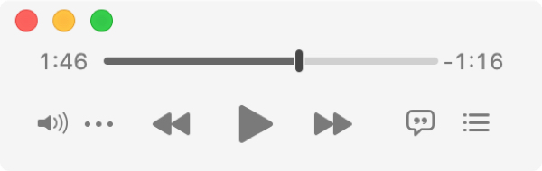 Music MiniPlayer Controls Mac