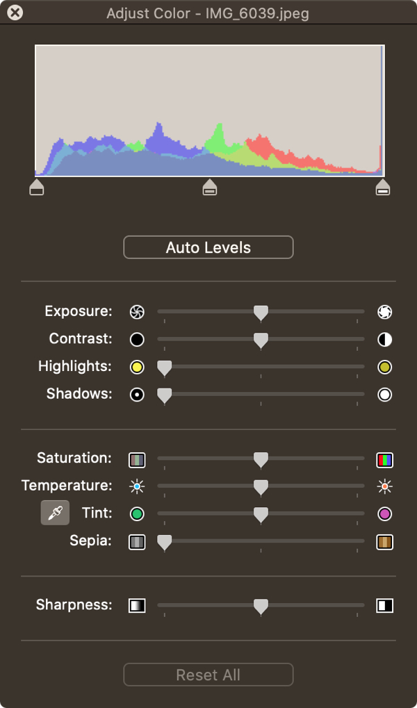 Preview Color Adjust Tool