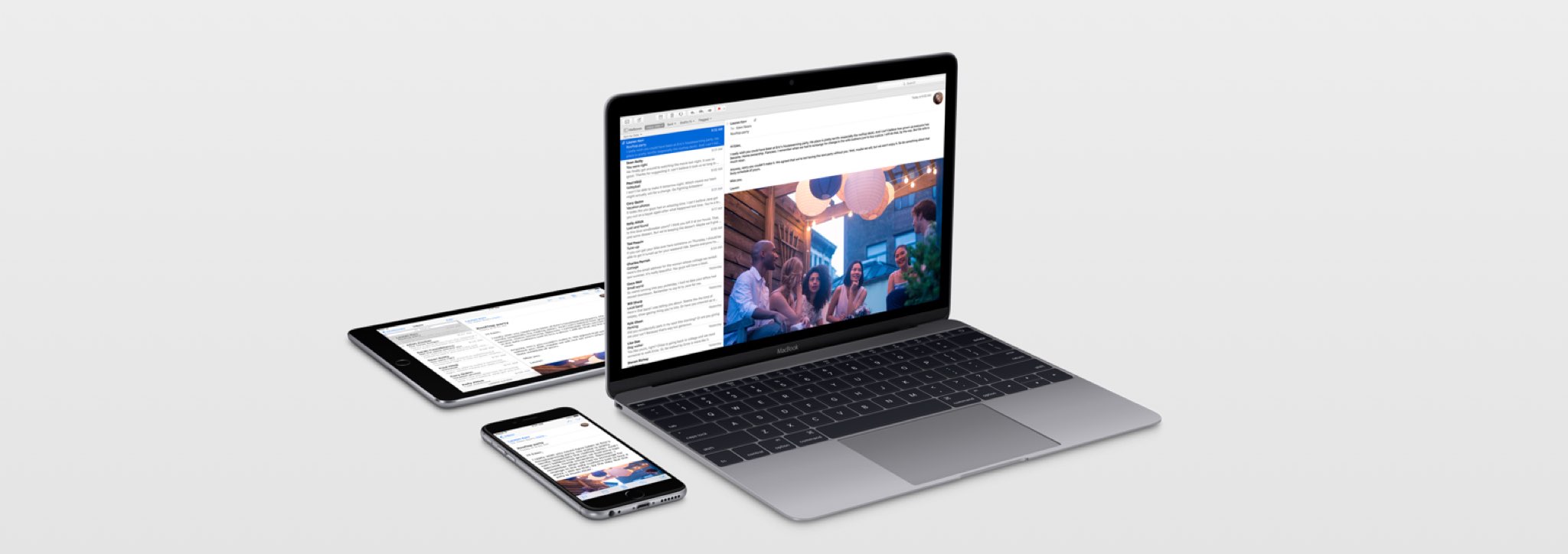 Apple Mail on iPhone, iPad and Mac