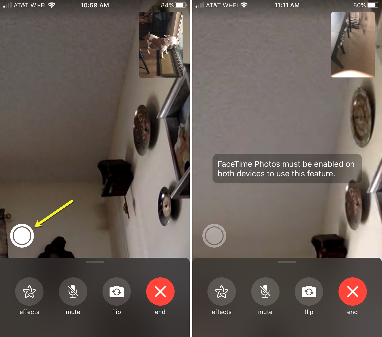 To. snap a Live Photo during a FaceTime call on iOS. tap the capture button...