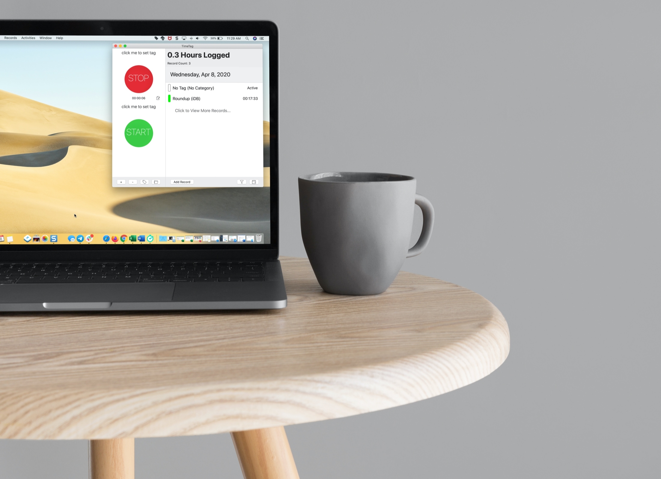 Time Trackers for Mac - TimeTag